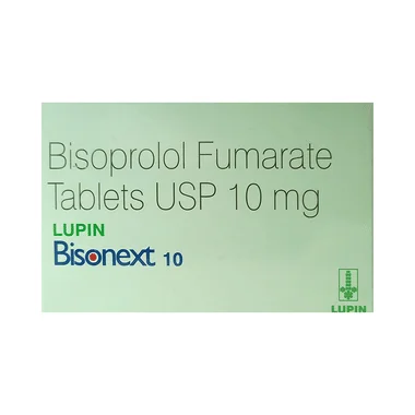 bisonext 10 tablet allopathy (Bisoprolol (10mg)) - Uses in Hindi, Side Effects, Substitutes & Price in India