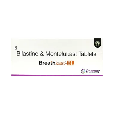 breathkast-bl tablet Allopathy (Bilastine (20mg)) - Uses in Hindi, Side Effects, Substitutes & Price in India