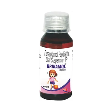 brikamol oral suspension Allopathy (Paracetamol (250mg/5ml)) - Uses in Hindi, Side Effects, Substitutes & Price in India