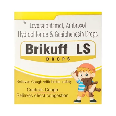 brikuff ls oral drops Allopathy (Levosalbutamol (0.25mg/ml)) - Uses in Hindi, Side Effects, Substitutes & Price in India