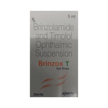 brinzox-t eye drop Allopathy (Brinzolamide (1% w/v)) - Uses in Hindi, Side Effects, Substitutes & Price in India