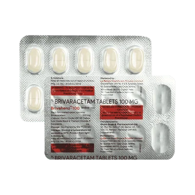 brivahenz 100mg tablet Allopathy (Brivaracetam (100mg)) - Uses in Hindi, Side Effects, Substitutes & Price in India