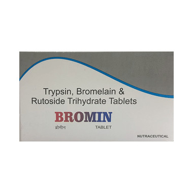 bromin tablet Allopathy (Bromelain (180mg)) - Uses in Hindi, Side Effects, Substitutes & Price in India