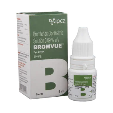 bromvue eye drops Allopathy (Bromfenac (0.09% w/v)) - Uses in Hindi, Side Effects, Substitutes & Price in India
