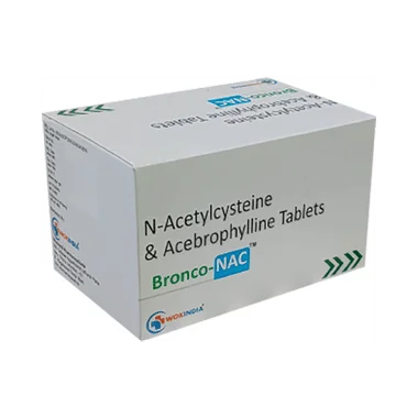 bronco-nac tablet Allopathy (Acebrophylline (100mg)) - Uses in Hindi, Side Effects, Substitutes & Price in India