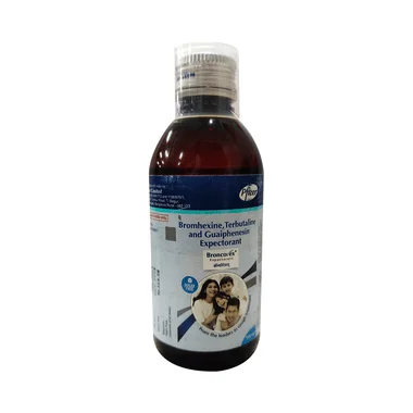 broncorex expectorant sugar free Allopathy (Guaifenesin (50mg)) - Uses in Hindi, Side Effects, Substitutes & Price in India