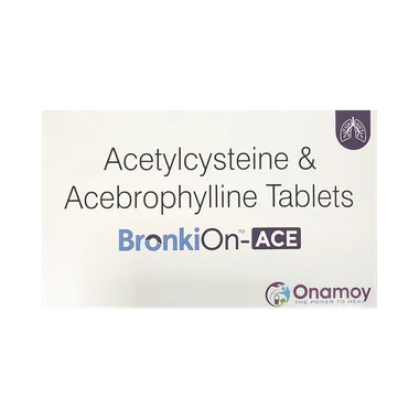 bronkion-ace tablet Allopathy (Acebrophylline (100mg)) - Uses in Hindi, Side Effects, Substitutes & Price in India