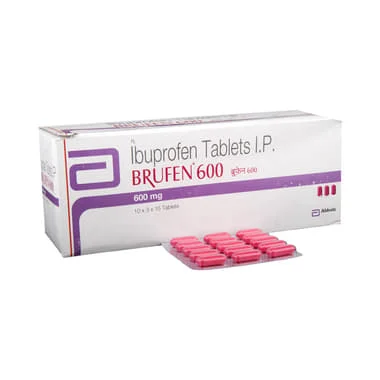 brufen 600 tablet Allopathy (Ibuprofen (600mg)) - Uses in Hindi, Side Effects, Substitutes & Price in India