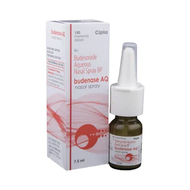 budenase aq nasal spray Allopathy (Budesonide (100mcg)) - Uses in Hindi, Side Effects, Substitutes & Price in India