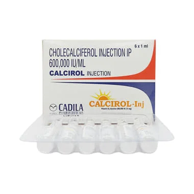 calcirol 600000iu injection Allopathy (Calcitriol (600000IU)) - Uses in Hindi, Side Effects, Substitutes & Price in India
