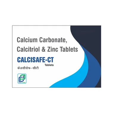 calcisafe-ct tablet Allopathy (Calcitriol (0.25mcg)) - Uses in Hindi, Side Effects, Substitutes & Price in India