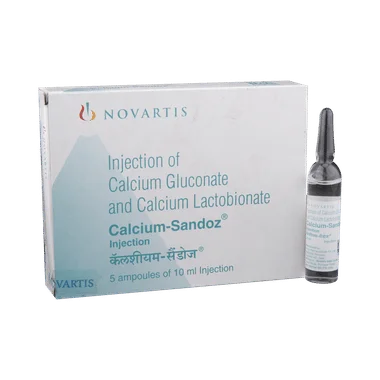 calcium sandoz injection Allopathy (Calcium Gluconate (50mg)) - Uses in Hindi, Side Effects, Substitutes & Price in India