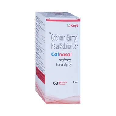 calnasal nasal spray Allopathy (Calcitonin (Salmon) (200IU)) - Uses in Hindi, Side Effects, Substitutes & Price in India