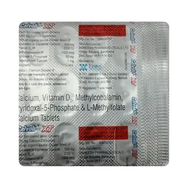 calvoli-xt tablet Allopathy (Calcium Carbonate (500mg)) - Uses in Hindi, Side Effects, Substitutes & Price in India