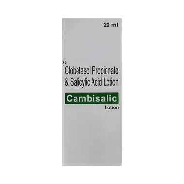 cambisalic lotion Allopathy (Clobetasol (0.05% w/w)) - Uses in Hindi, Side Effects, Substitutes & Price in India