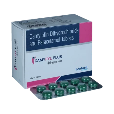 camyfyl plus 50mg/325mg tablet Allopathy (Camylofin (50mg)) - Uses in Hindi, Side Effects, Substitutes & Price in India