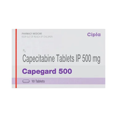 capegard 500 tablet allopathy (Capecitabine (500mg)) - Uses in Hindi, Side Effects, Substitutes & Price in India