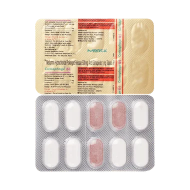 carbophage g 1 tablet pr Allopathy (Glimepiride (1mg)) - Uses in Hindi, Side Effects, Substitutes & Price in India