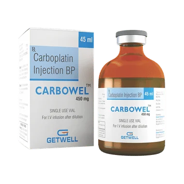 carbowel 450mg injection Allopathy (Carboplatin (450mg)) - Uses in Hindi, Side Effects, Substitutes & Price in India