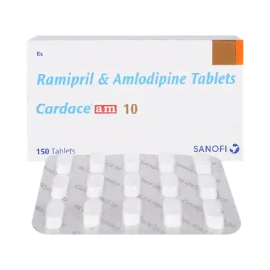 cardace am 10 tablet Allopathy (Amlodipine (5mg)) - Uses in Hindi, Side Effects, Substitutes & Price in India