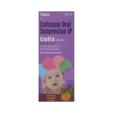 cefix dry syrup delicious pineapple Allopathy (Cefixime (50mg/5ml)) - Uses in Hindi, Side Effects, Substitutes & Price in India