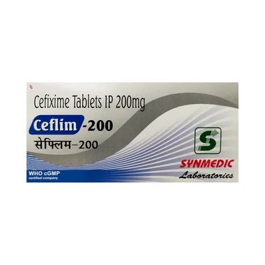 ceflim 200 tablet Allopathy (Cefixime (200mg)) - Uses in Hindi, Side Effects, Substitutes & Price in India