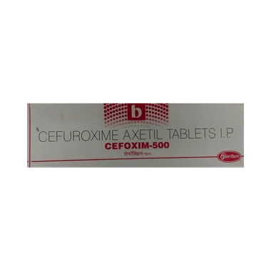 cefoxim 500 tablet Allopathy (Cefuroxime (500mg)) - Uses in Hindi, Side Effects, Substitutes & Price in India