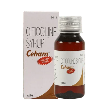ceham syrup sugar free Allopathy (Citicoline (500mg)) - Uses in Hindi, Side Effects, Substitutes & Price in India