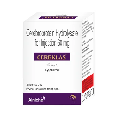 cereklas 60mg injection Allopathy (Cerebroprotein Hydrolysate (60mg)) - Uses in Hindi, Side Effects, Substitutes & Price in India