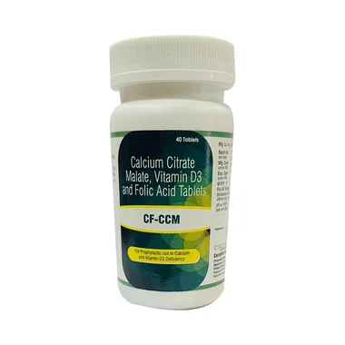 cf-ccm tablet Allopathy (Calcium Citrate Malate (250mg)) - Uses in Hindi, Side Effects, Substitutes & Price in India
