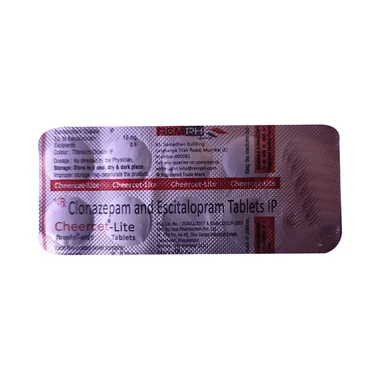 cheercet-lite tablet Allopathy (Clonazepam (0.25mg)) - Uses in Hindi, Side Effects, Substitutes & Price in India