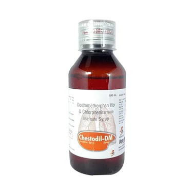 chestodil-dm syrup Allopathy (Chlorpheniramine Maleate (2mg)) - Uses in Hindi, Side Effects, Substitutes & Price in India
