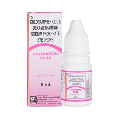 chlorocol plus eye drop Allopathy (Chloramphenicol (0.5% w/v)) - Uses in Hindi, Side Effects, Substitutes & Price in India