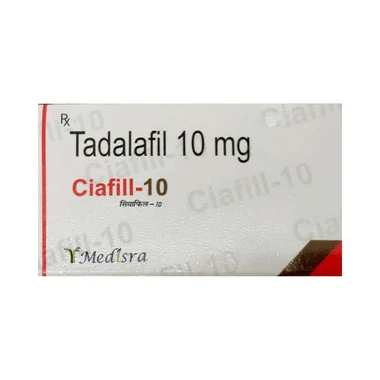 ciafill 10 tablet Allopathy (Tadalafil (10mg)) - Uses in Hindi, Side Effects, Substitutes & Price in India