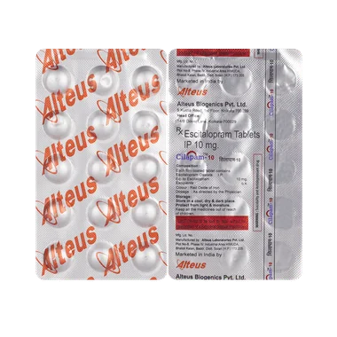 cilapam 10 tablet Allopathy (Escitalopram Oxalate (10mg)) - Uses in Hindi, Side Effects, Substitutes & Price in India