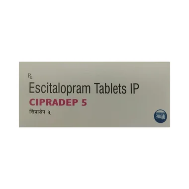 cipradep 5 tablet Allopathy (Escitalopram Oxalate (5mg)) - Uses in Hindi, Side Effects, Substitutes & Price in India