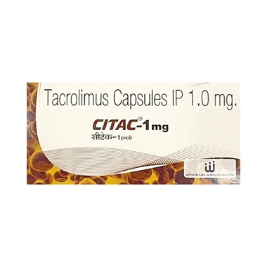 citac 1mg capsule allopathy (Tacrolimus (1mg)) - Uses in Hindi, Side Effects, Substitutes & Price in India
