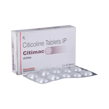 citimac tablet Allopathy (Citicoline (500mg)) - Uses in Hindi, Side Effects, Substitutes & Price in India