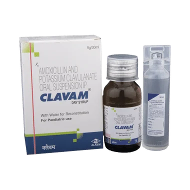 clavam dry syrup Allopathy (Amoxycillin (125mg)) - Uses in Hindi, Side Effects, Substitutes & Price in India