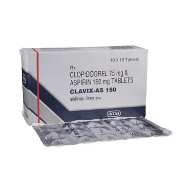 clavix-as 150 tablet Allopathy (Aspirin (150mg)) - Uses in Hindi, Side Effects, Substitutes & Price in India