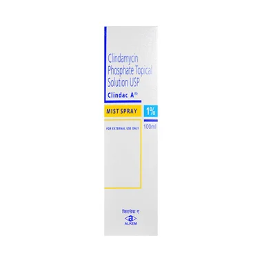 clindac a mist spray Allopathy (Clindamycin (1% w/v)) - Uses in Hindi, Side Effects, Substitutes & Price in India