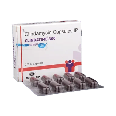 clindatime 300 capsule Allopathy (Clindamycin (300mg)) - Uses in Hindi, Side Effects, Substitutes & Price in India