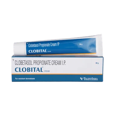 clobital cream Allopathy (Clobetasol (0.05% w/w)) - Uses in Hindi, Side Effects, Substitutes & Price in India