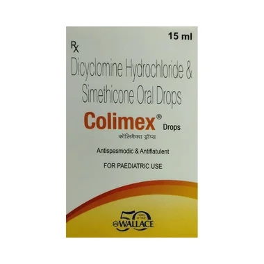 colimex  oral drops Allopathy (Dicyclomine (10mg)) - Uses in Hindi, Side Effects, Substitutes & Price in India