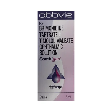 combigan ophthalmic solution Allopathy (Timolol (5mg)) - Uses in Hindi, Side Effects, Substitutes & Price in India