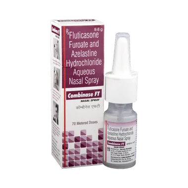 combinase ft nasal spray Allopathy (Fluticasone Propionate (27.5mcg)) - Uses in Hindi, Side Effects, Substitutes & Price in India
