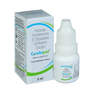 combipat ophthalmic solution Allopathy (Ketorolac (0.4% w/v)) - Uses in Hindi, Side Effects, Substitutes & Price in India