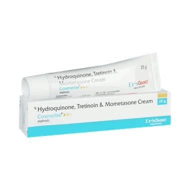 cosmelite cream Allopathy (Hydroquinone (2% w/w)) - Uses in Hindi, Side Effects, Substitutes & Price in India