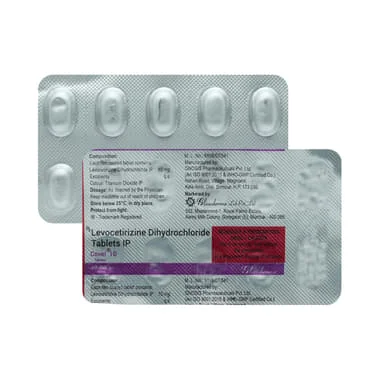 covel 10 tablet Allopathy (Levocetirizine (10mg)) - Uses in Hindi, Side Effects, Substitutes & Price in India