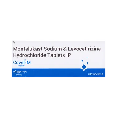 covel-m tablet Allopathy (Levocetirizine (5mg)) - Uses in Hindi, Side Effects, Substitutes & Price in India